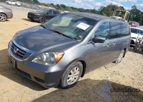 2009 Honda Odyssey Ex-L from USA, damaged, VIN 5FNRL38739B017598